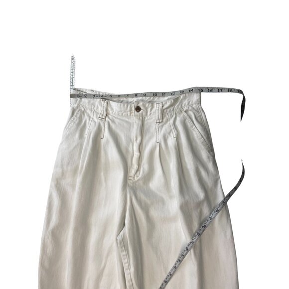 Free People White Barcelona Balloon Pleated Pants 12 - Picture 12 of 16